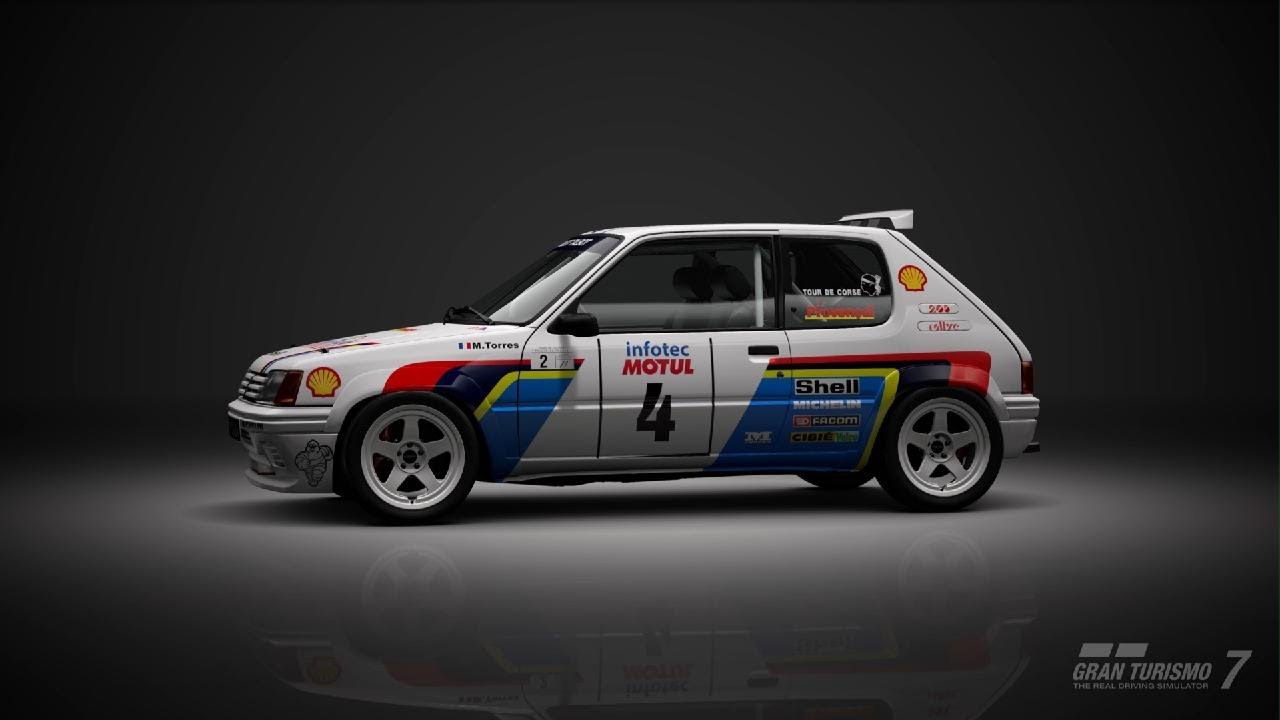 1988 Peugeot 205 GTI With V8-Suzuki-VGT-Gr.3 (Suzuki Vision GT Gr.3) Engine Swap