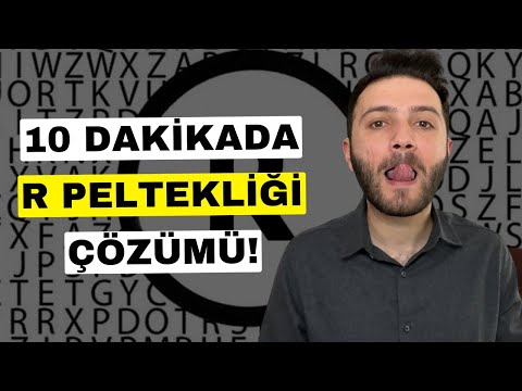 10 DAKİKADA R PELTEKLİĞİ! R PELTEKLİĞİ NASIL ÇÖZÜLÜR? | TOLGA GÜNHAN