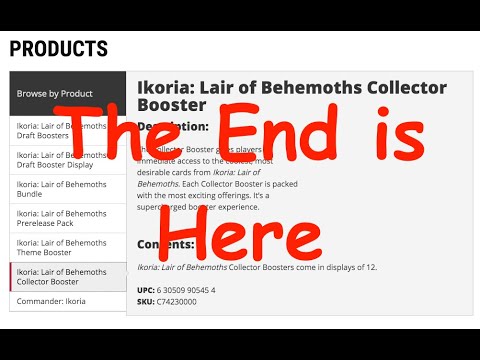 Ikoria Lair Of Behemoths Collector Booster Spells The End Of Magic