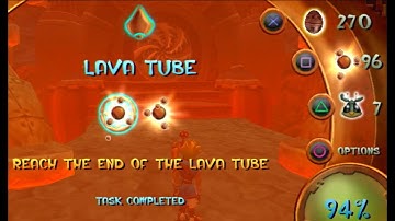 Jack and Daxter The Precursor Legacy Lava Tube Gameplay