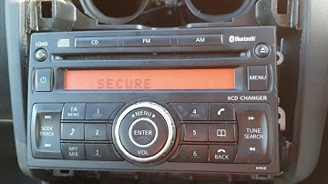 nissan car radio how to unsecured #carradio #nissan #unsecured #help