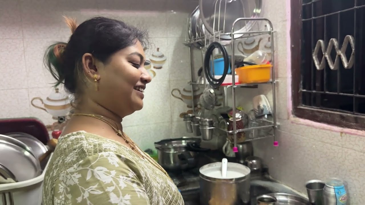 Night Routine Dinner Vlog l cheese Dosai with Chicken Gravy l Mama with Babyma