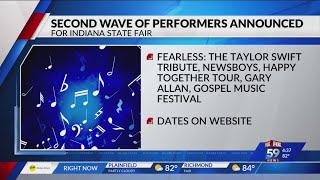 Next wave of free concerts announced for Indiana State Fair