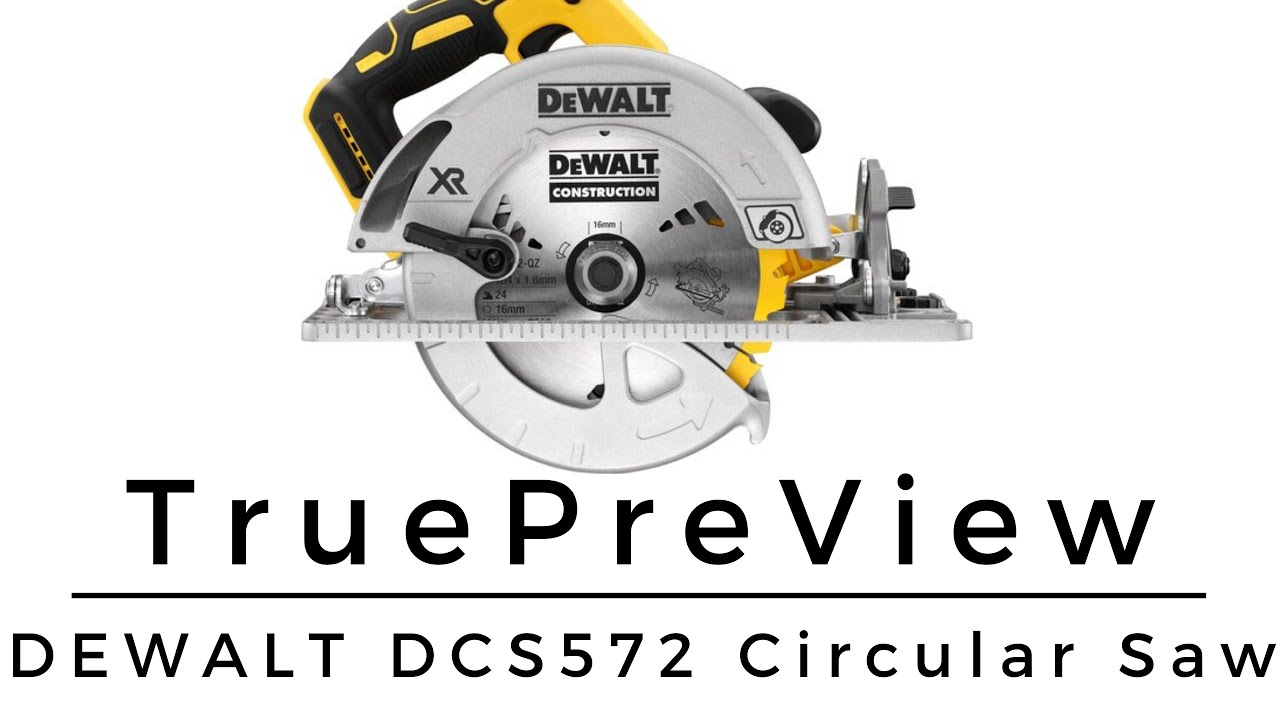 Scie circulaire Dewalt DCS572 18V avec rail de guidage