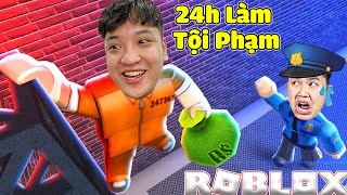 Thử Thách 24 Giờ Trở Thành Tội Phạm Trong ROBLOX , Bun Đã Nhận Cái Kết Đắng Lòng Như Thế Nào ??