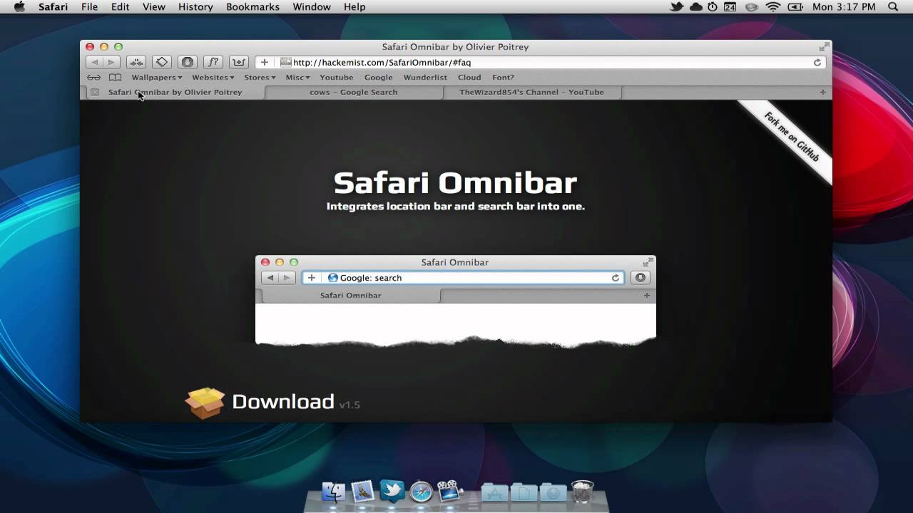 safari omnibar