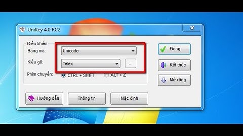 Lỗi unikey không gõ được tiếng việt trên máy tính