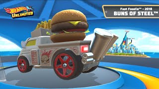 Hot Wheels Unlimited #21 🏎️ Unlock FAST FOODIE 2018 - BUNS OF STEEL! screenshot 3