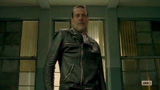 Negan's Meeting Is Interrupted By Rick - The Walking Dead 8x4