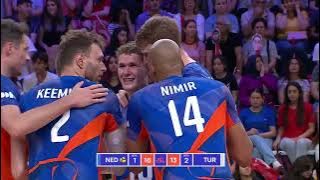 Highlight VNL 2024: Turki vs Belanda 2-3 | Volleyball Nations League 2024 Men - Moji