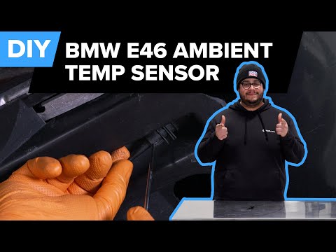 BMW E46 M3 Ambient Temperature Sensor Replacement DIY (1999-2006 BMW E46)