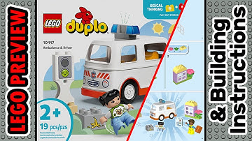 PREVIEW: 10447, LEGO DUPLO, Ambulance & Driver & Building Instructions! LEGO 2025
