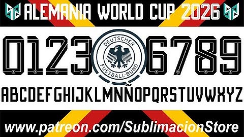Tipografía Alemania 2026 – Football Font FREE DOWNLOAD 🇩🇪🔥