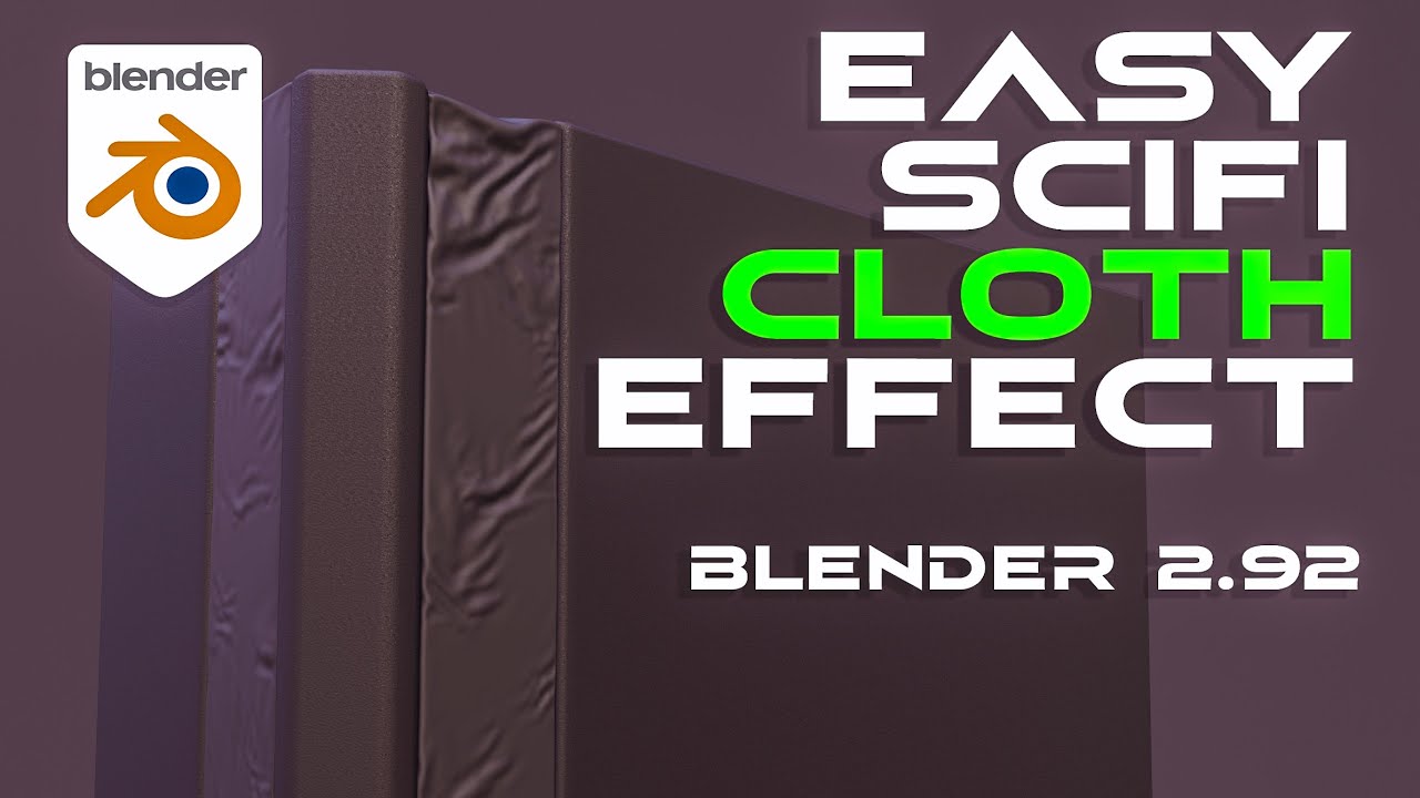 EASY Sci-Fi Cloth Brush Tutorial for Blender with Hardops - YouTube