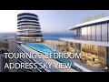 Top Best Views in Dubai Address Sky View Apartment  | Amazing Infinity Swimming Pool in the World