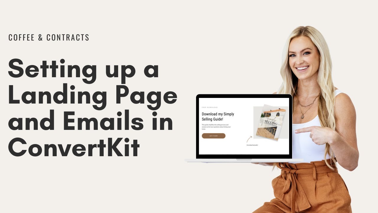 Setting Up A Landing Page And Emails In Convertkit