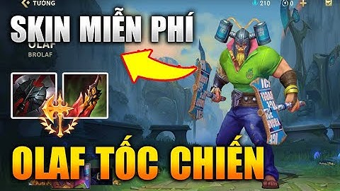 [LMHT Tốc Chiến] Test Skin Olaf Một Mình Băng Trụ Vả Team Bạn - Olaf Tốc Chiến