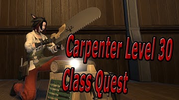 Final Fantasy 14: A Realm Reborn Carpenter Level 30 Class Quest