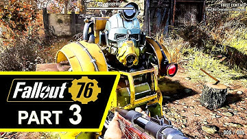 FALLOUT 76 Gameplay Walkthrough Part 3 (4K HD)