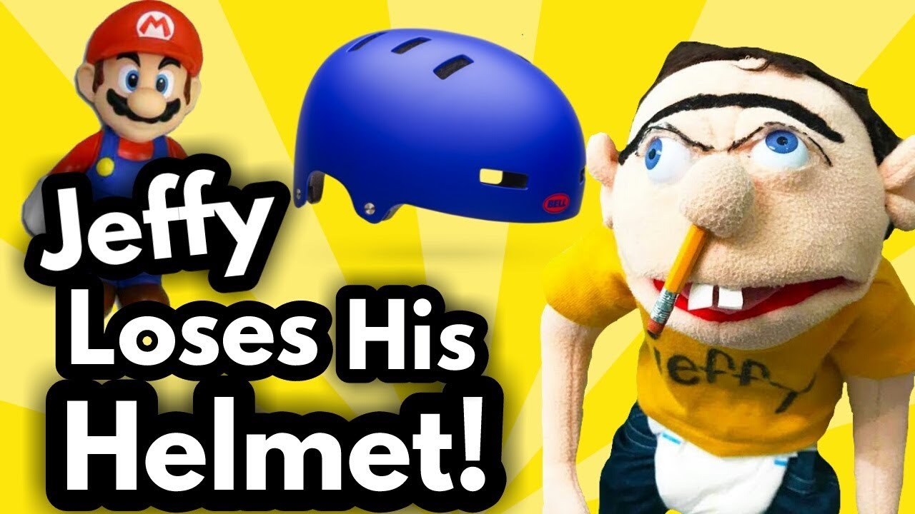 Jeffy lost his helmet!! 