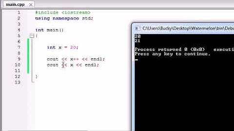 Buckys C++ Programming Tutorials   21   Assignment and Increment Operators