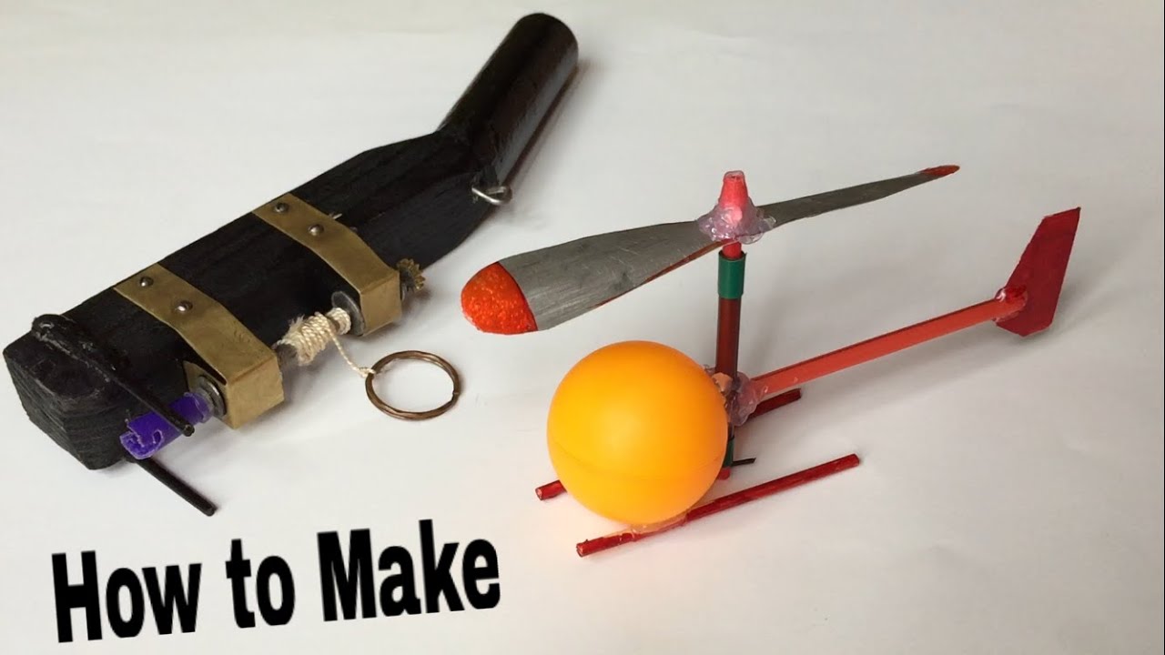 How to Make a Helicopter That Flies - Easy Way - Very 
