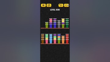 Cup Sort Puzzle Level 1339 | Water Sort Puzzle Level 1339 | Ball Sort Puzzle Level 1339 All the same