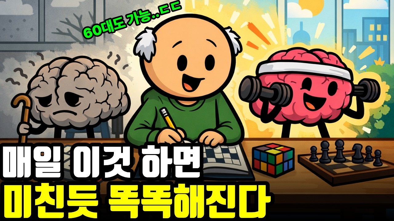 단 3분이면 뇌의 노화를 멈춥니다: 뇌과학자가 추천하는 해마 수축 방지 루틴