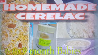 Cerelac homemade recipe for 6 to 9 month babies/Rice and Mongdal Cerelac with Nutes/Healthy food