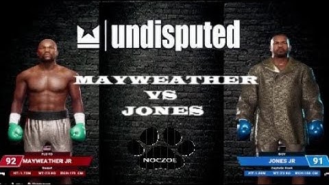 UNDISPUTED BOXING - MODDED FLOYD MAYWEATHER JR VS ROY JONES JR - HARDEST DIFFICULTY!!!!!