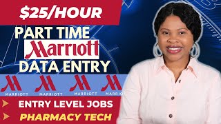 Data Entry Jobs Work From Home: Entry Level Remote Jobs w/ Marriott (No Phone, Pharmacy, Part Time)