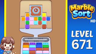 Marble Sort Level 671 Solution Walkthrough