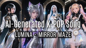 LUMINA — Mirror Maze | AI-Generated K-Pop Song | No Copyright | AI無版權音樂