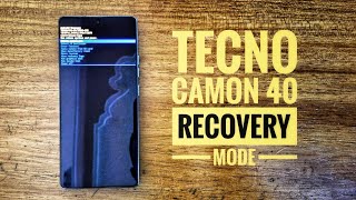 TECNO CAMON 40 RECOVERY MODE. screenshot 3