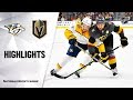 NHL Highlights | Predators @ Golden Knights 10/15/19