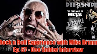 Ep. 67 - Dee Snider talks Twisted Sister, For The Love Of Metal Live, Funko, Frankie Banali & more