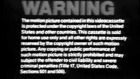 MCA Videocassette, Inc B&W