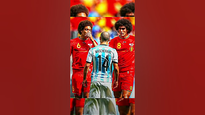 Witsel vs Mascherano😳 #argentina #belgium #shorts