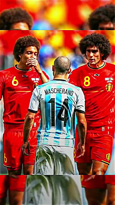 Witsel vs Mascherano😳 #argentina #belgium #shorts