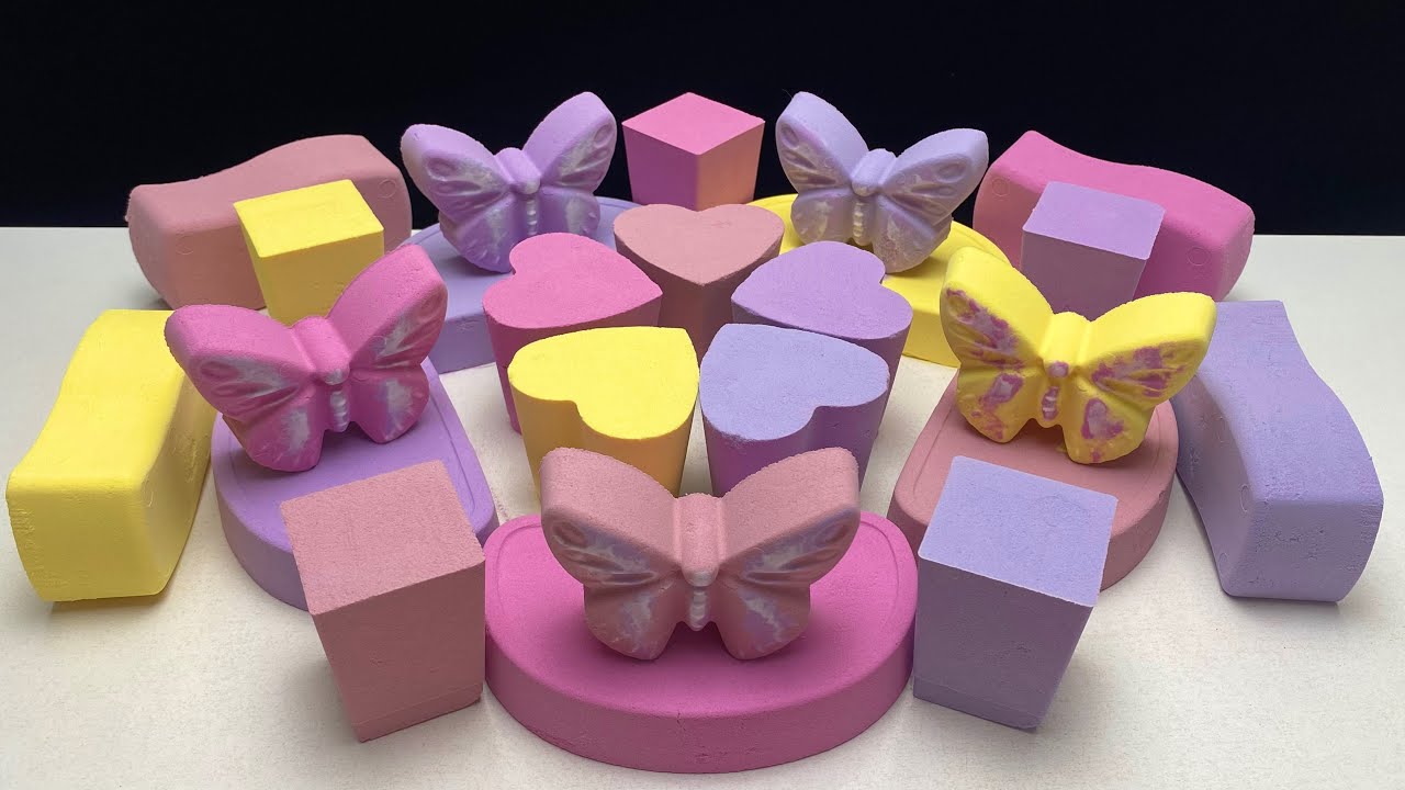 ASMR baking soda | Butterflies 🦋