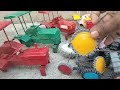 Mini farming tractor tyres fitting and loading at home 🏡 tractors 🚜 video sivabala toys
