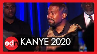 Kanye West Breaks Down in Tears During Chaotic First Rally in Charleston
