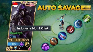 TERIMAKASIH MOONTON ATAS BUILD CLINT ONE HIT TERBARU - TOP 1 GLOBAL CLINT BUILD TERSAKIT 2022