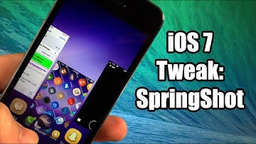 iOS 7 Jailbreak Tweak - SpringShot - FREE