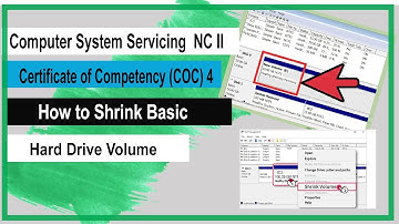 How to Shrink Basic Hard Drive Volume - CSS COC4