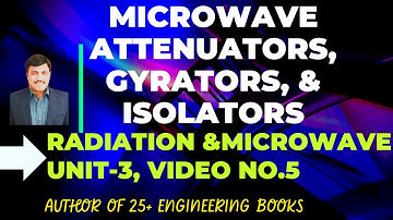 MICROWAVE ATTENUATOR, GYRATOR ,AND ISOLATOR