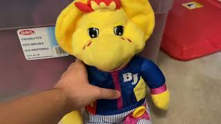 Barney the Purple Dinosaur Talk N’ Dress BJ the yellow dinosaur Plush by Playskool 1994 screenshot 5