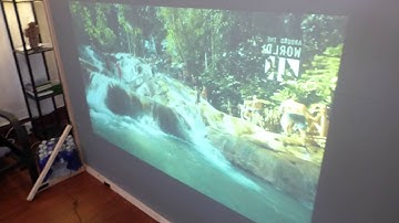 REAR AND FRONT PROJECTOR SCREEN DEMONSTRATION ON THE QUANTUM LIGHT FUSION!