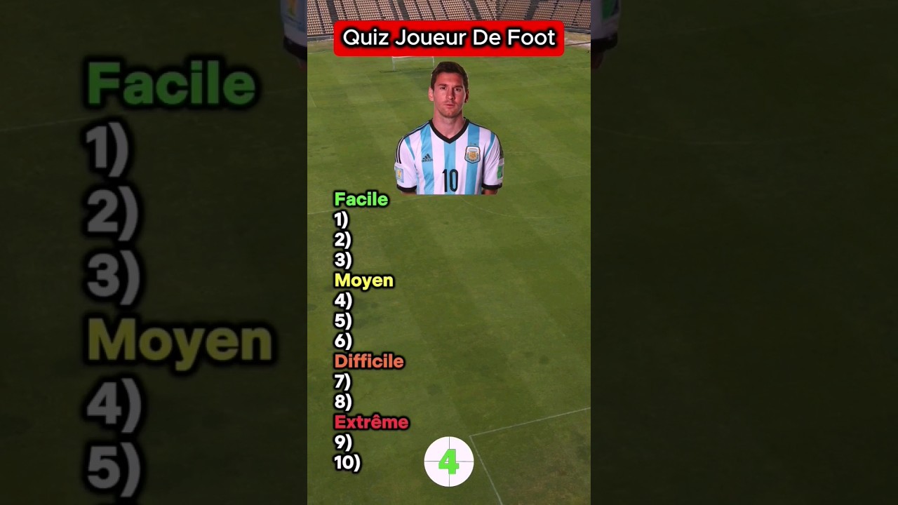 Même si tu ne connais rien en foot tu dois forcément réussir ce quiz! 😳⚽ 