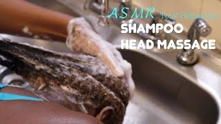 ASMR WASHING HAIR Routine Shampoo MASSAGE